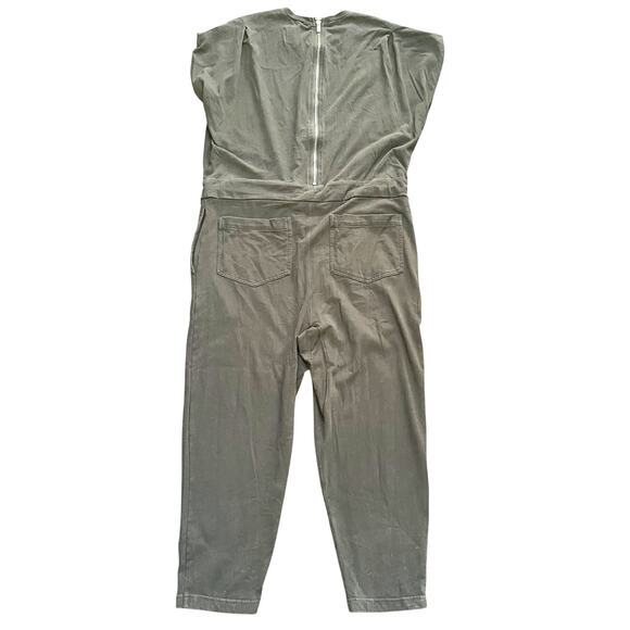 PISTOLA Rosie Black Jumpsuit Sz M Cotton Sleeveless Utility Grunge Minimalist - Picture 3 of 9